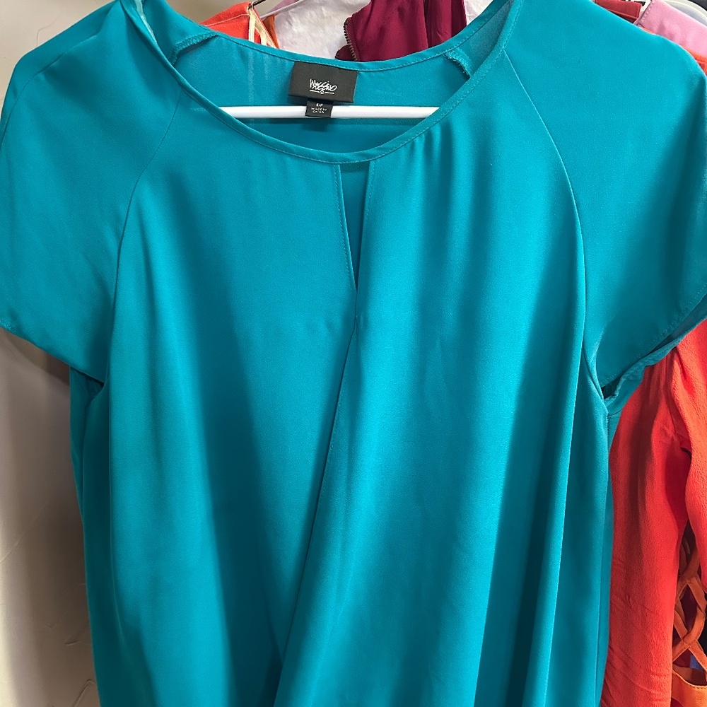 Mossimo teal top